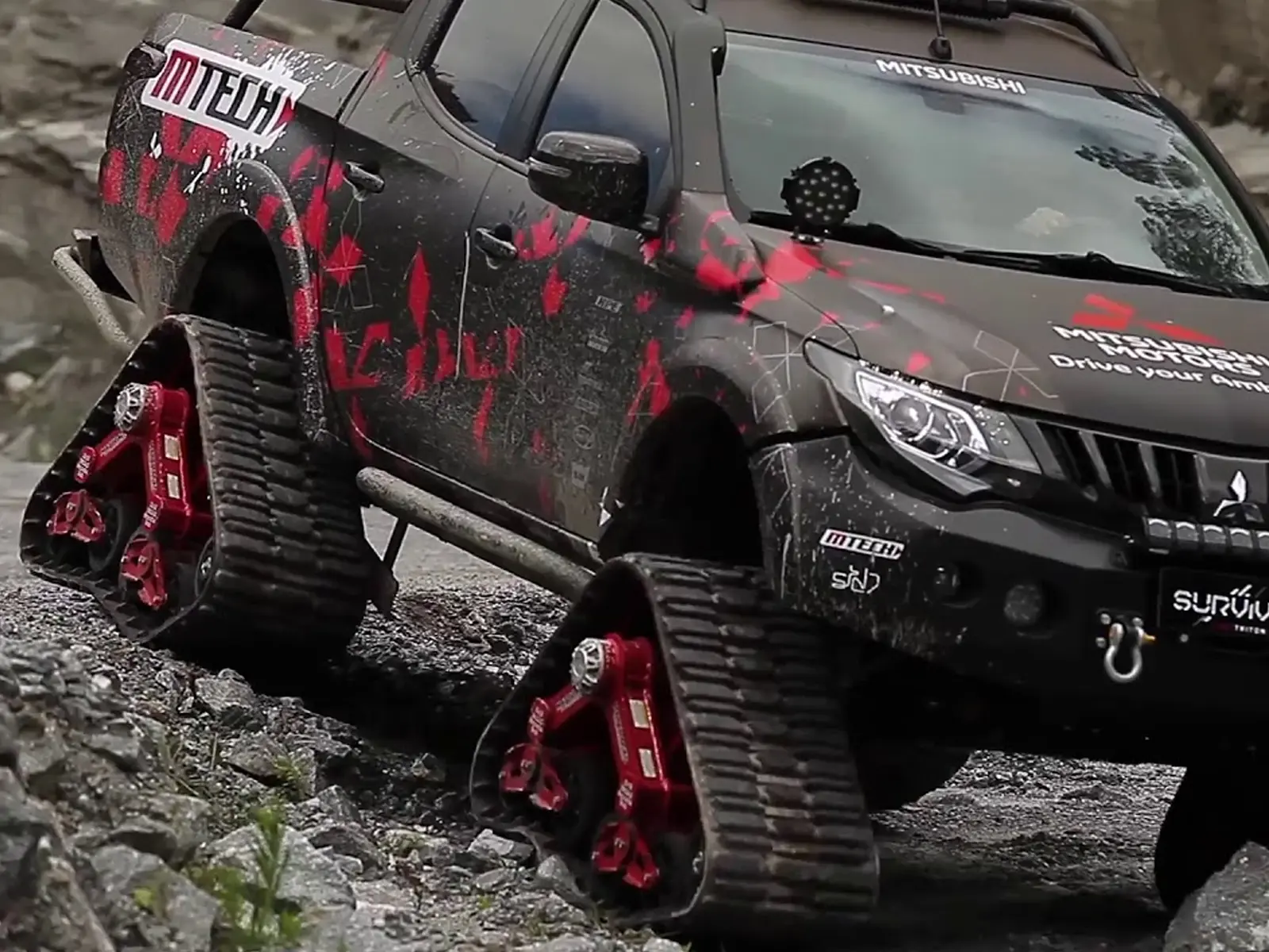 Mattracks Equipped Mitsubishi L200 Triton Sport Survivor