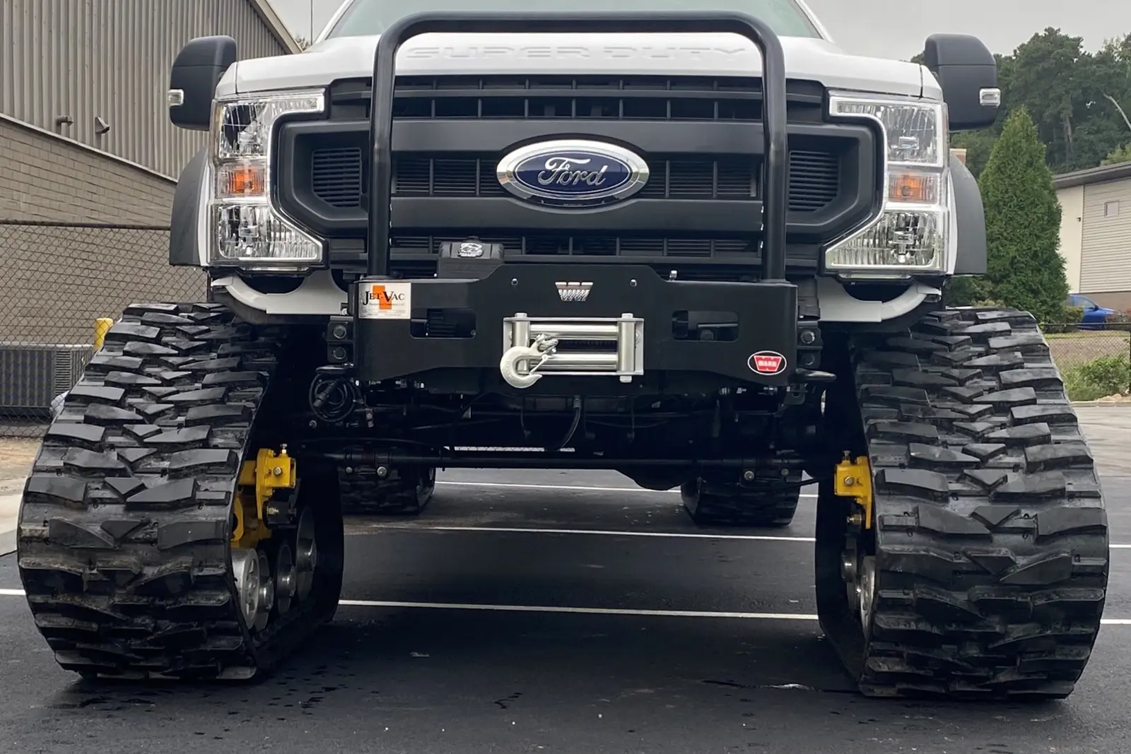 300M1-A1 Tracks on a Ford F-550