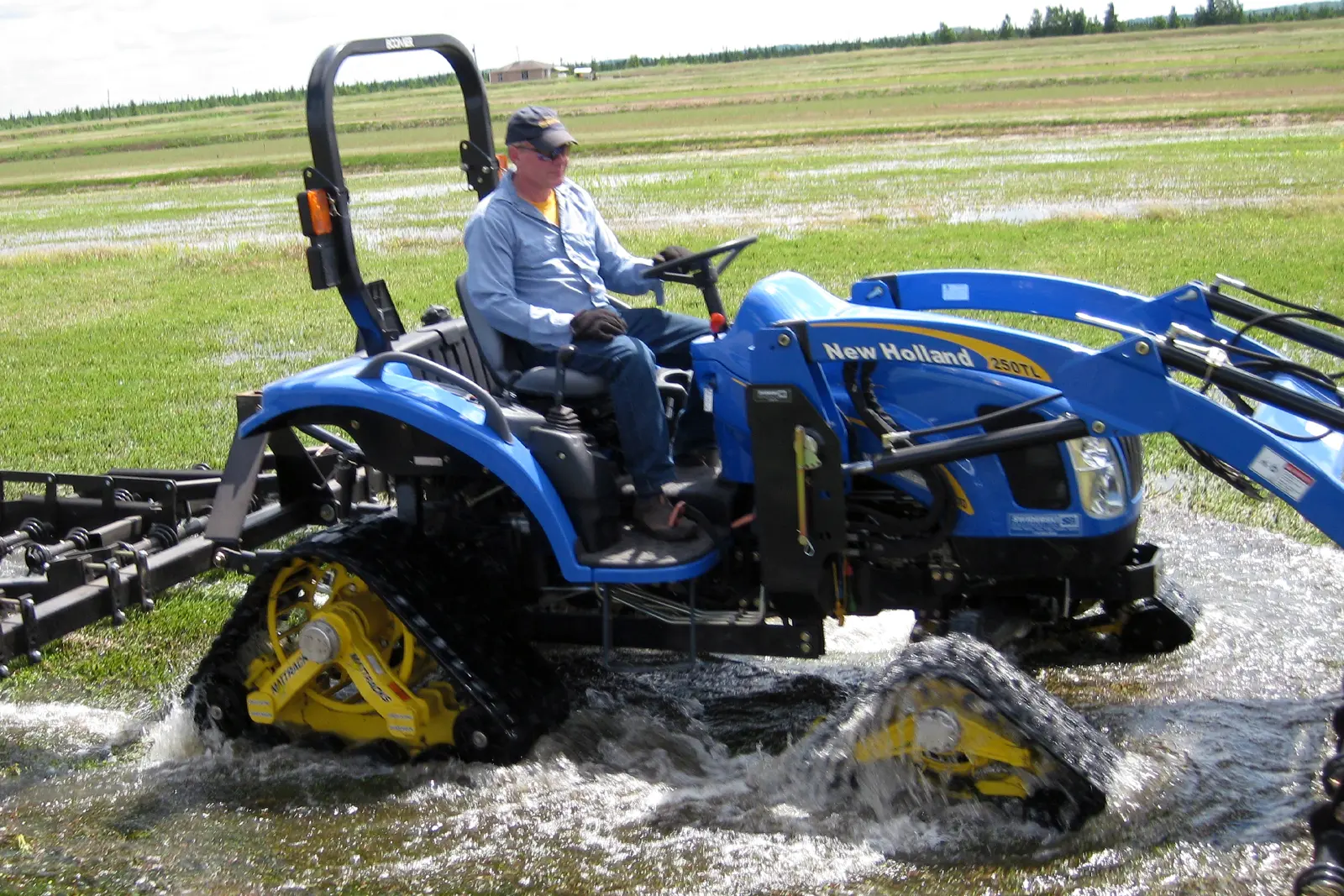 3500 Tracks on a New Holland T2310
