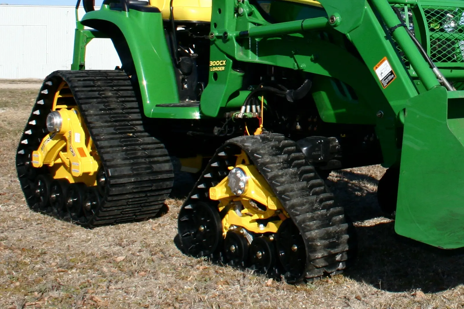 3500 Tracks on a John Deere 3320