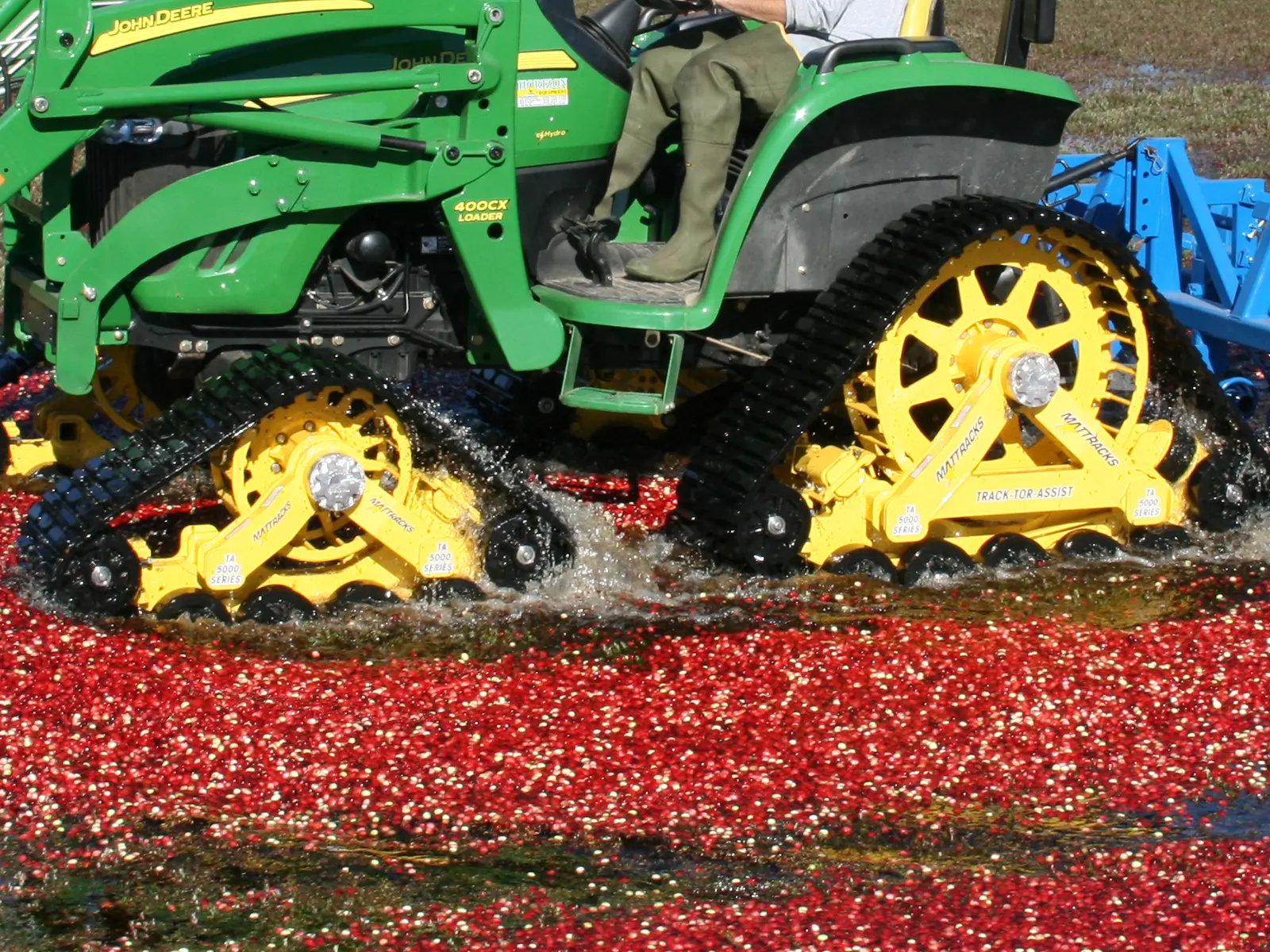 Mattracks Track-Tor-Assist: Cranberry Farming