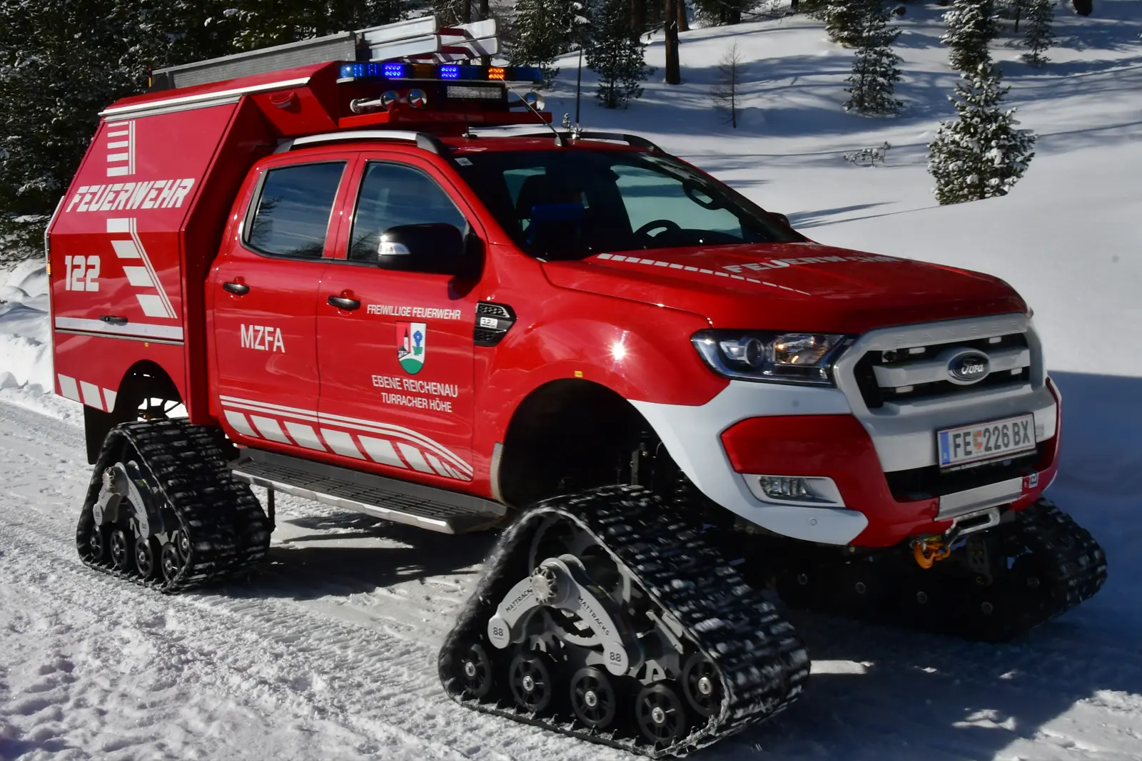 88 Tracks on a Ford Ranger