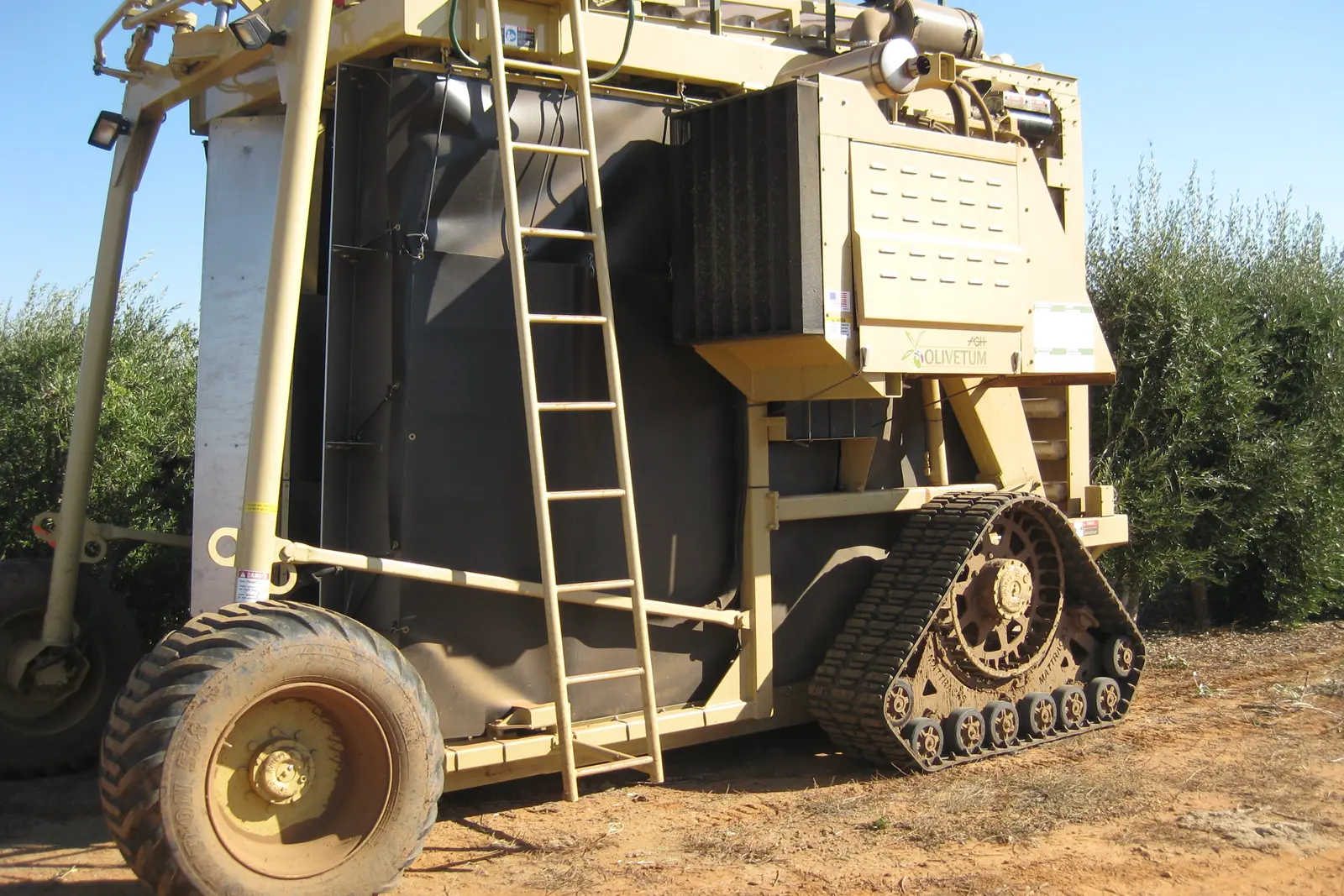 8080 Tracks on an AGH Olivetum Harvester